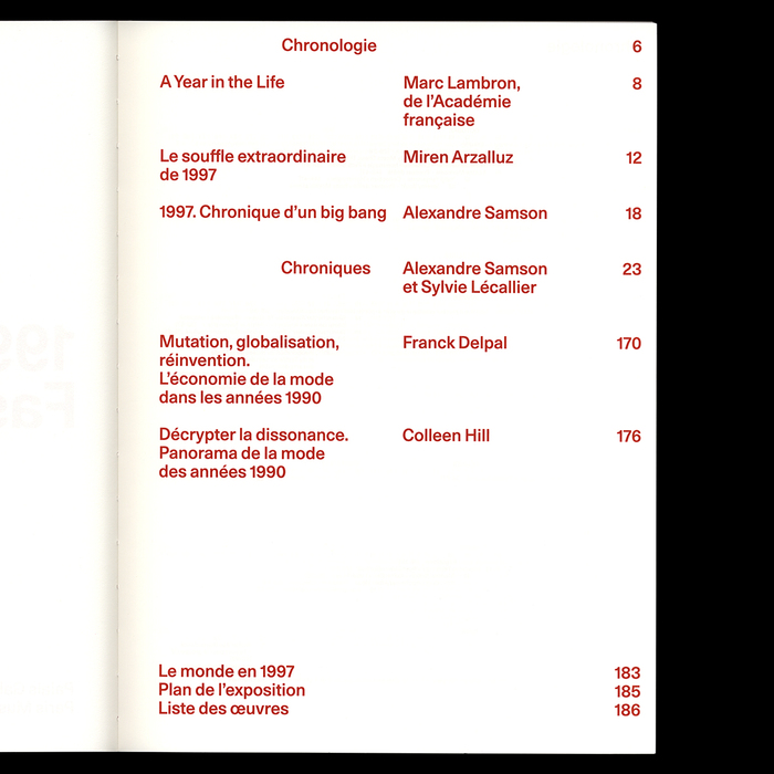1997. Fashion Big Bang exhibition catalog 2