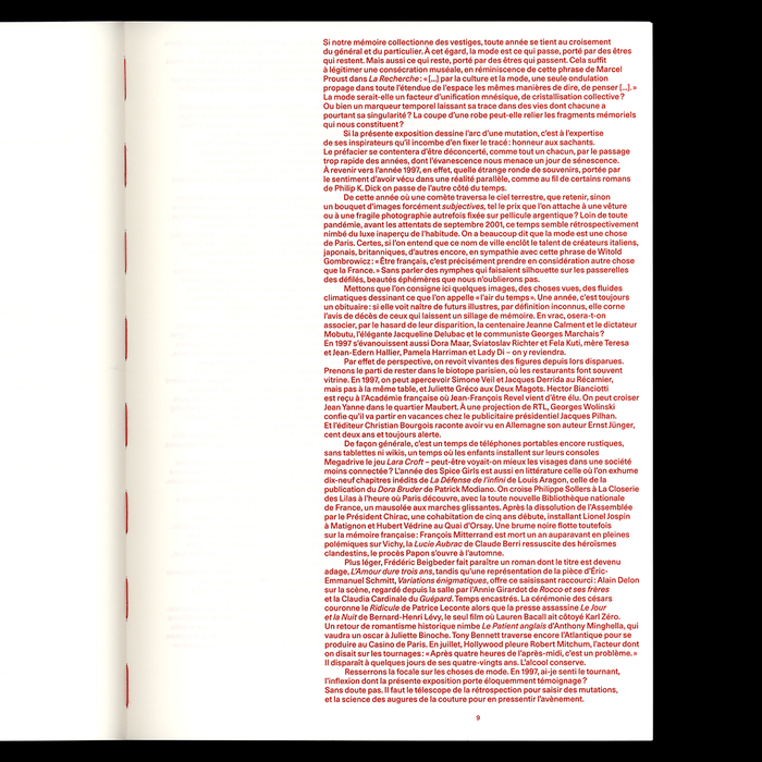 1997. Fashion Big Bang exhibition catalog 5