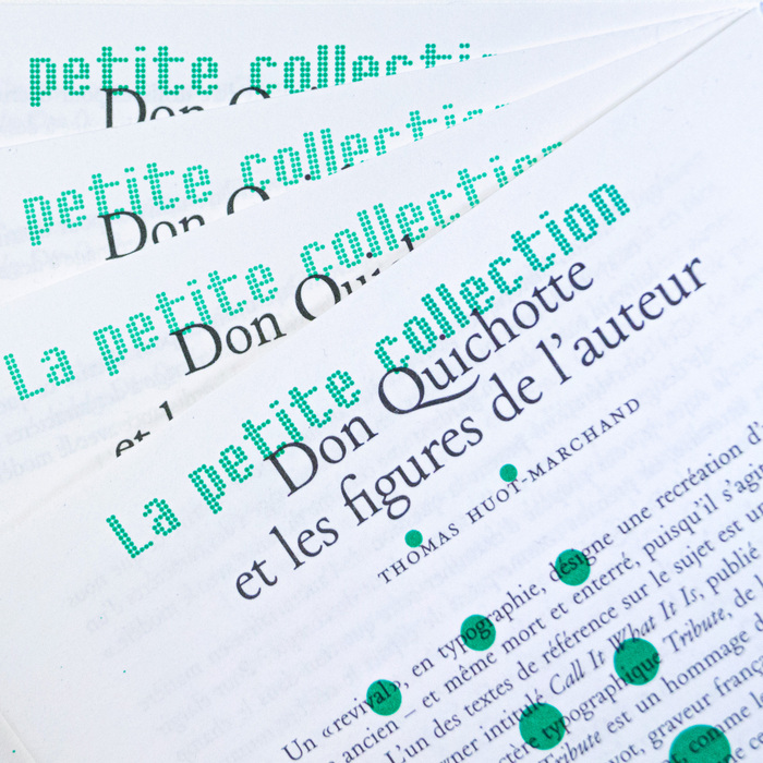 Don Quichotte et les figures de l’auteur, La petite collection #1 7