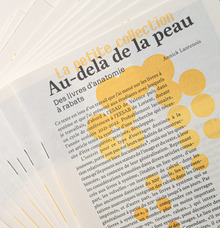 <cite>Au-delà de la peau</cite>, La petite collection #2