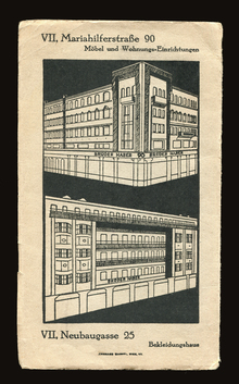 <cite>Plan der Stadt Wien</cite> by Kaufhäuser Brüder Haber