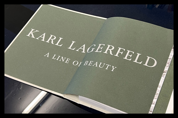 Karl Lagerfeld: A Line of Beauty exhibition catalog 3