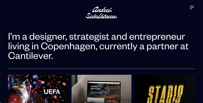 Andrei Scarlatescu personal website 1