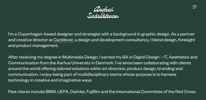 Andrei Scarlatescu personal website 2
