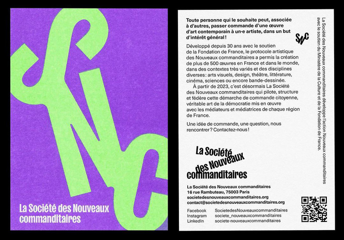 La Société des Nouveaux commanditaires 3