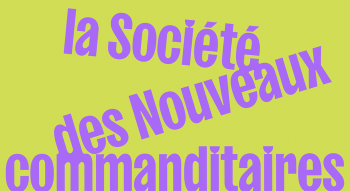 La Société des Nouveaux commanditaires 2