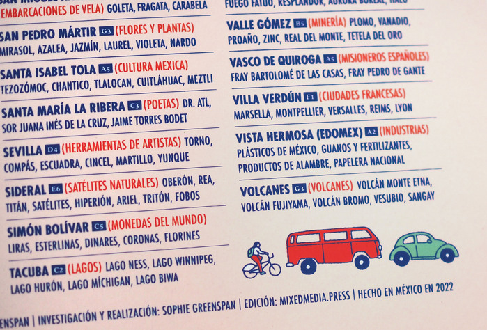 Las calles y sus temas. Mapa ilustrado de la Ciudad de México 3