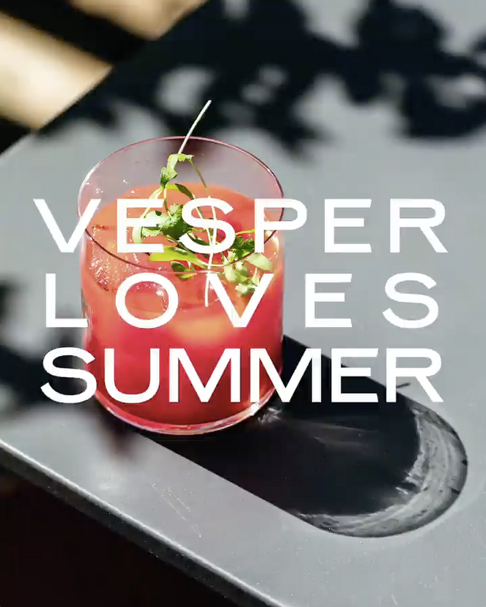 Still from a video clip announcing summer specials