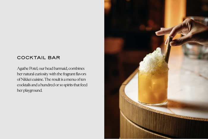 Homepage detail: cocktail bar