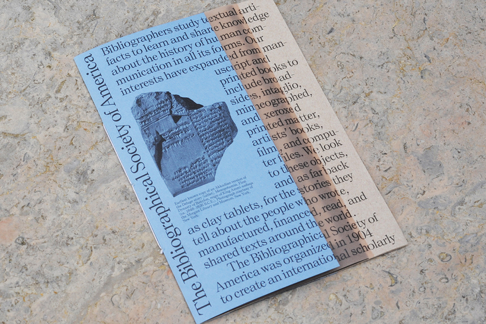 The Bibliographical Society of America 4