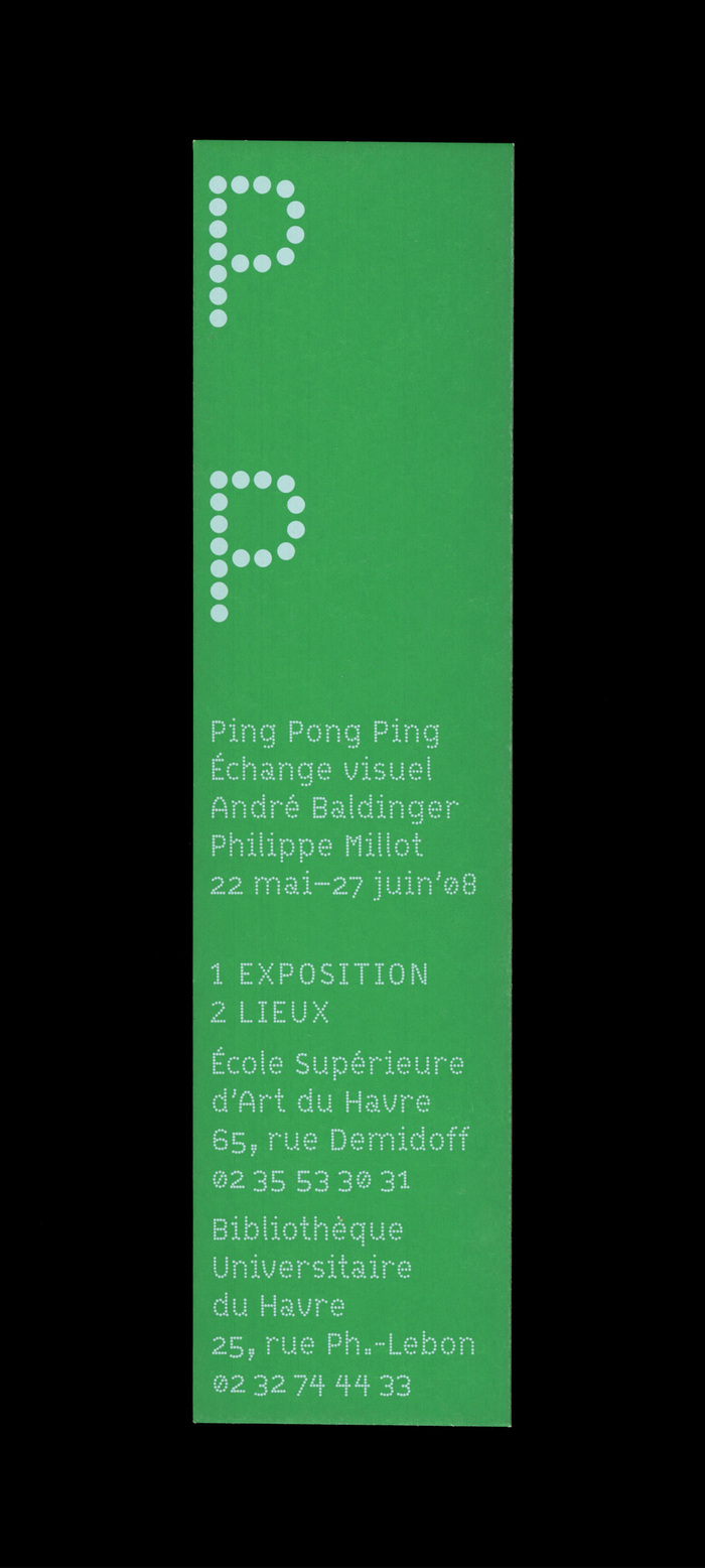 exhibition bookmark