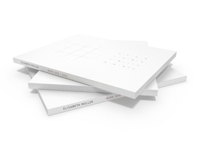 Werk 1978–2016 and 2016–2022 books by Elisabeth Müller 1