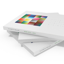 <cite>Werk 1978–2016 </cite>and <cite>2016–2022</cite> books by Elisabeth Müller