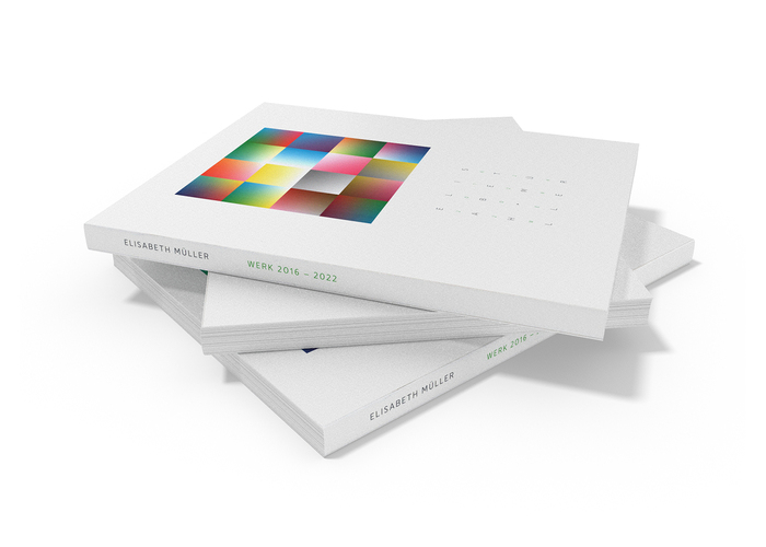 Werk 1978–2016 and 2016–2022 books by Elisabeth Müller 5