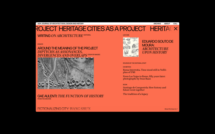 ADH – Journal of Architectural Design and History 3