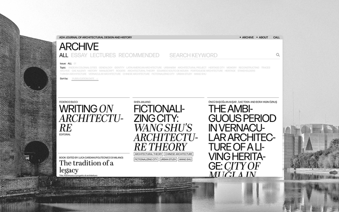 ADH – Journal of Architectural Design and History 6