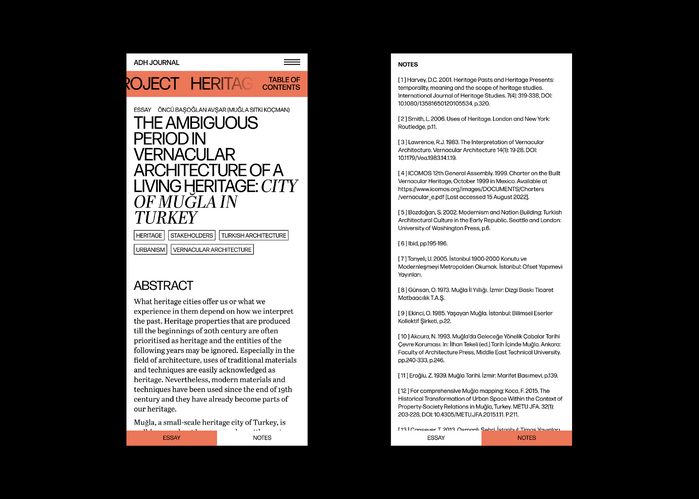 ADH – Journal of Architectural Design and History 8