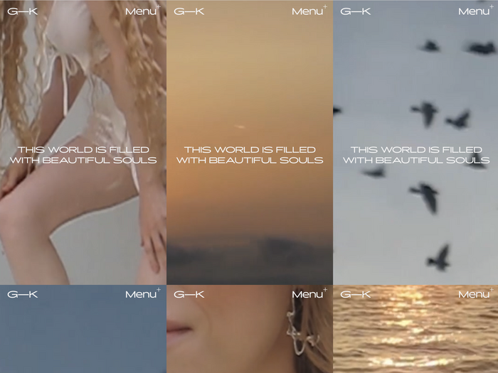 Guzel Khos portfolio website 2