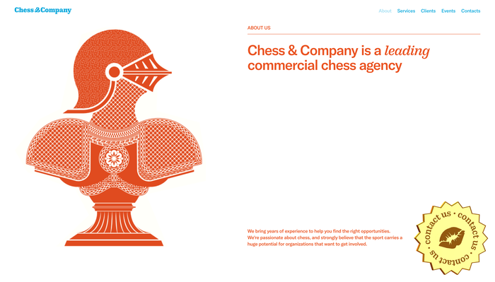 Chess & Company website 2