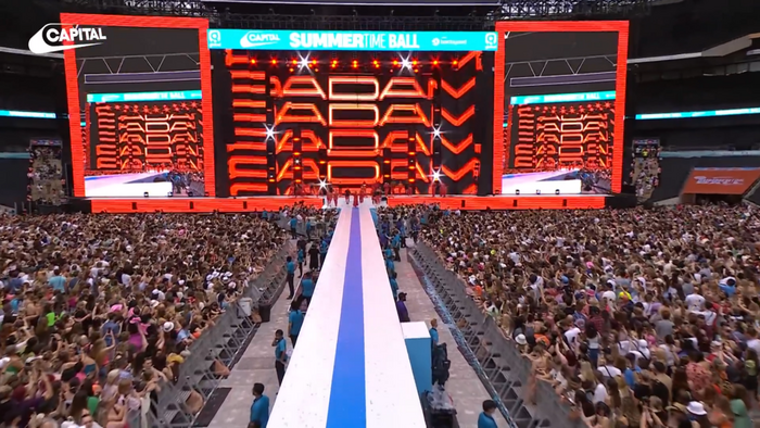 Kylie live at Capital FM Summertime Ball in London, June 2023. Original choreography by Hollywood, visuals by Studio Moross.