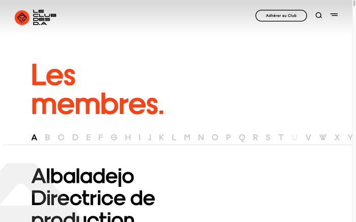 Website: members directory