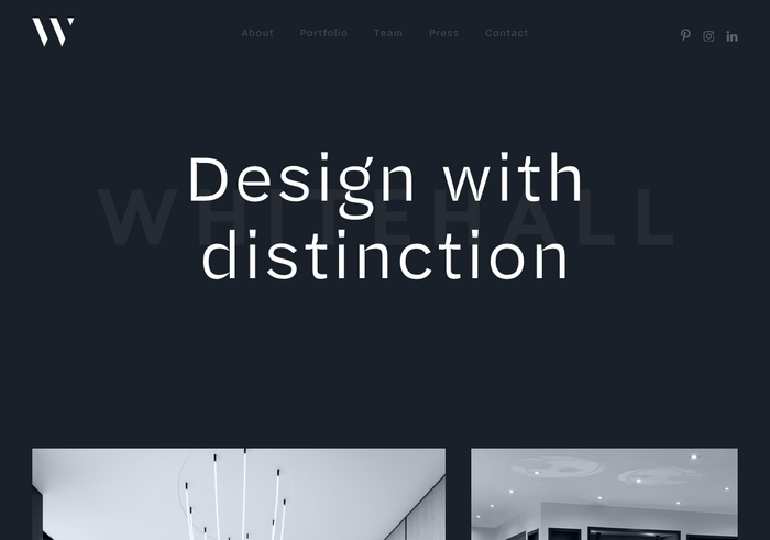 Whitehall website 1
