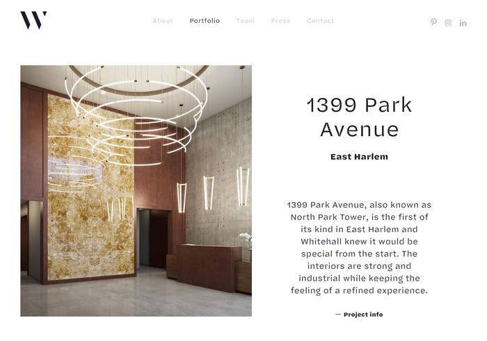 Whitehall website 6