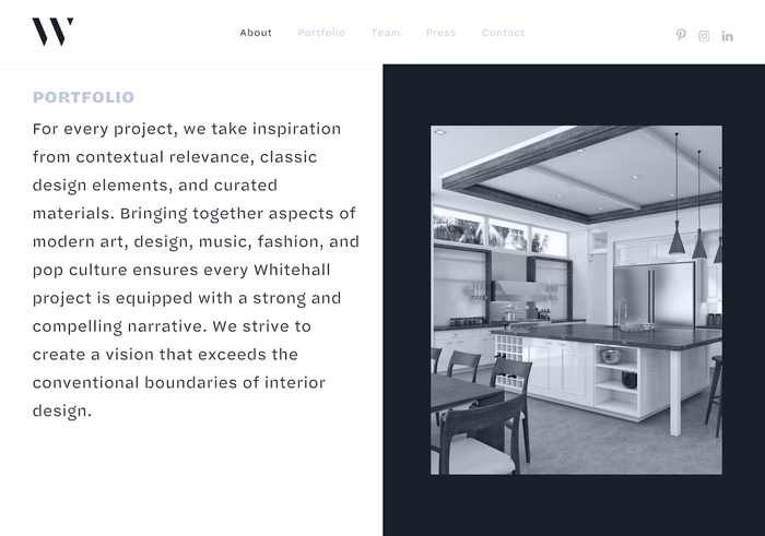 Whitehall website 3