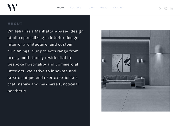 Whitehall website 2