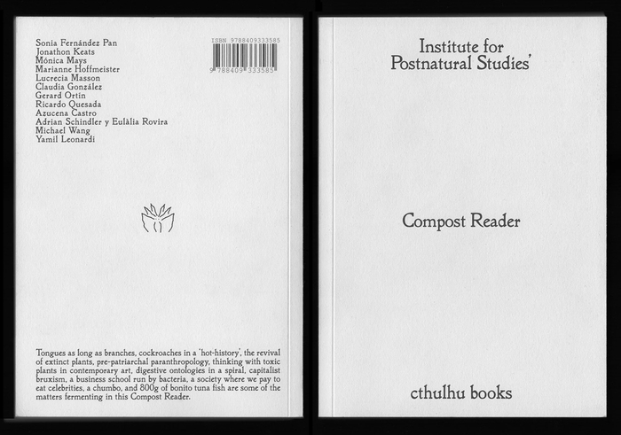 Institute for Postnatural Studies’ Compost Reader by Cthulhu Books 1