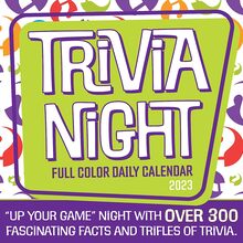 Trivia Night 2023 Full Color Daily Calendar