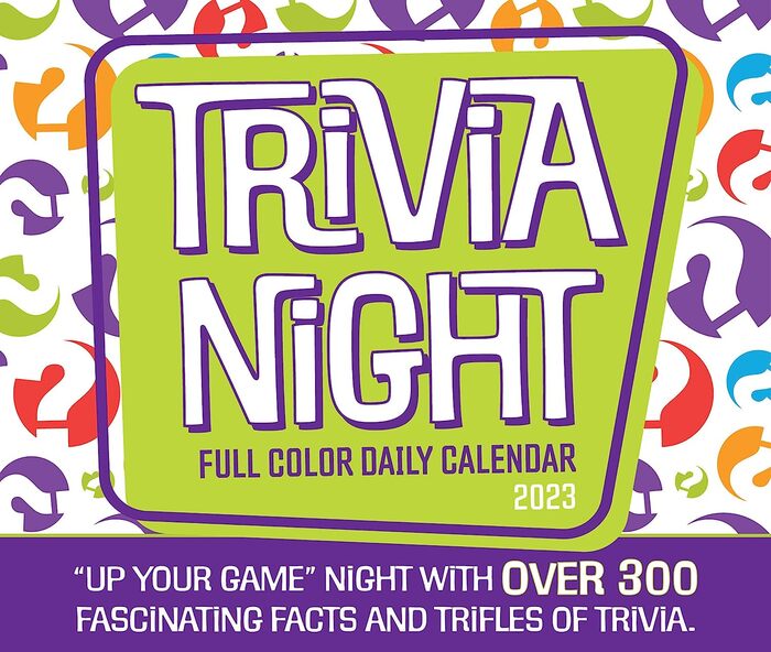 Trivia Night 2023 Full Color Daily Calendar 1