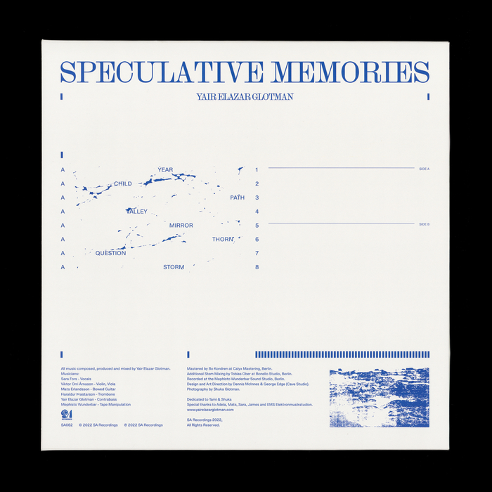 Yair Elazar Glotman – Speculative Memories album art 3