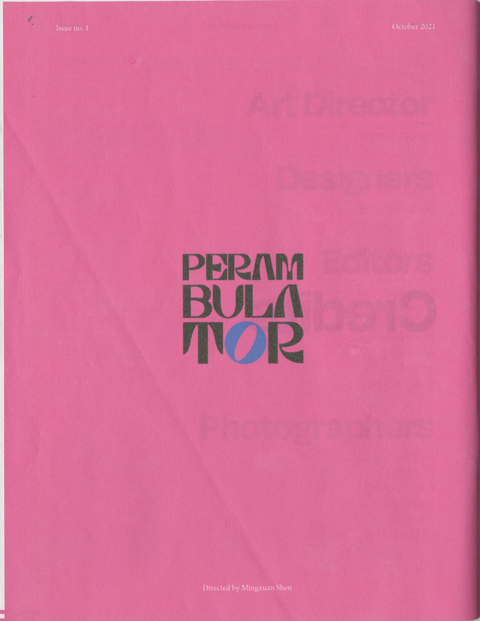 Perambulator, issue 01 5