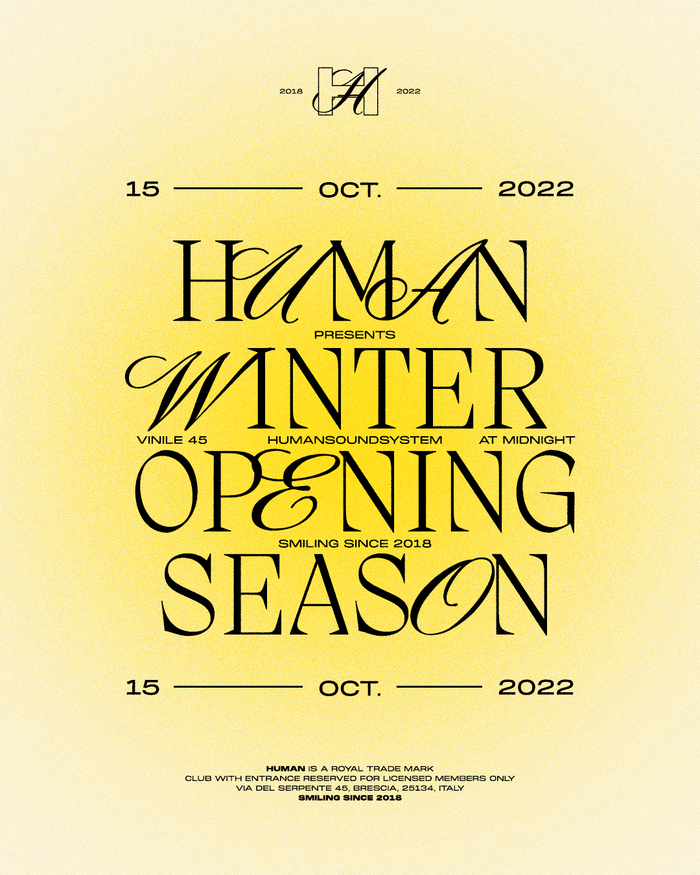 HUMAN Winter Opening Season 2022 1