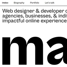 Matt Imling portfolio website