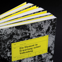 <cite>Ein Element in Erwartung seiner Vollendung</cite> by Florian Ecker