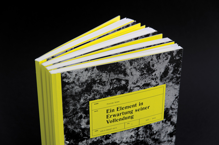 Ein Element in Erwartung seiner Vollendung by Florian Ecker 1