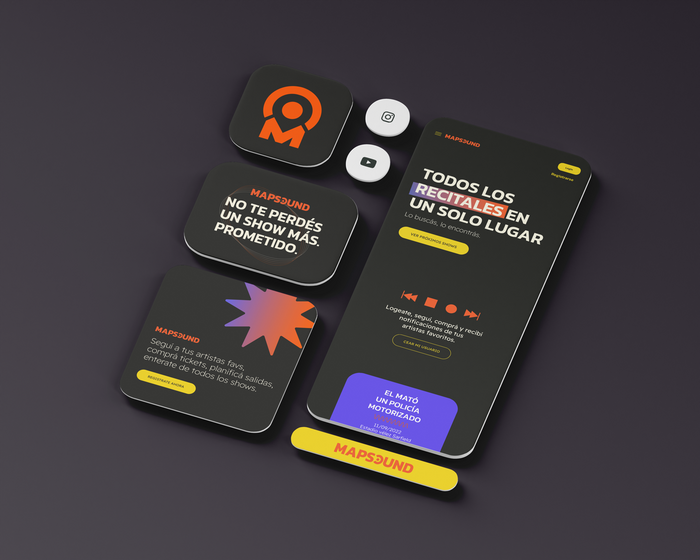 Mapsound brand design