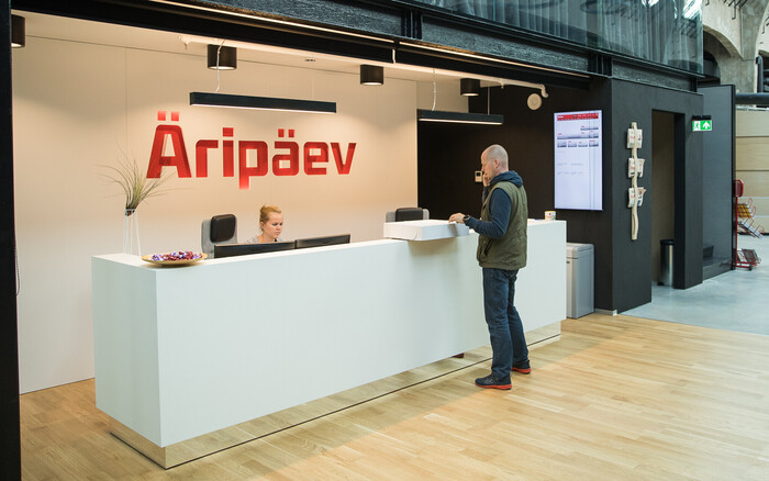 &Auml;rip&auml;ev reception desk