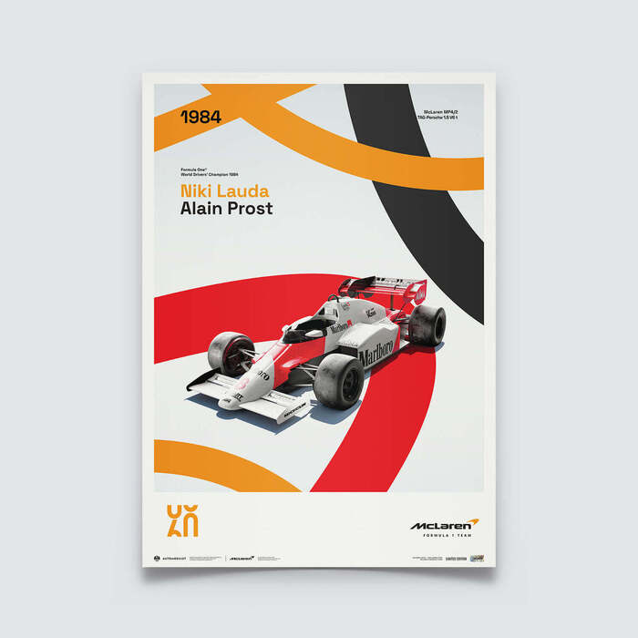 Automobilist × McLaren Racing 60th Anniversary posters 2
