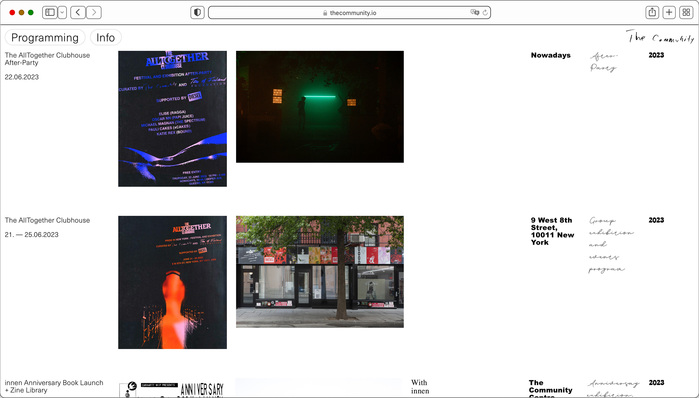 The Community website 4