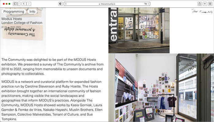The Community website 5