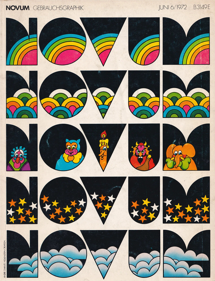 Novum Gebrauchsgraphik, no. 6, 1972 2