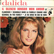 Dalida – <cite>Il Silenzio (Bonsoir Mon Amour)</cite> EP cover