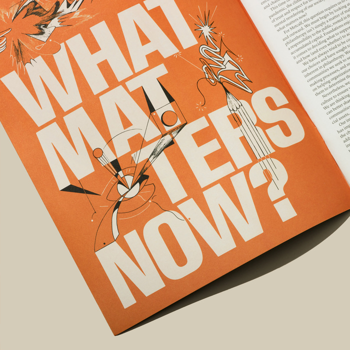 Metcalf Foundation Biennial Report 2020–21, “What Matters Now?” 1