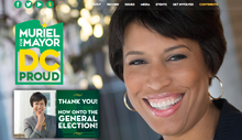 Muriel Bowser Campaign Website