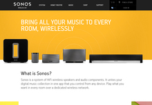 Sonos website