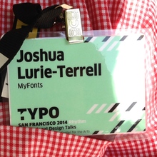 TYPO San Francisco 2014 conference name tag