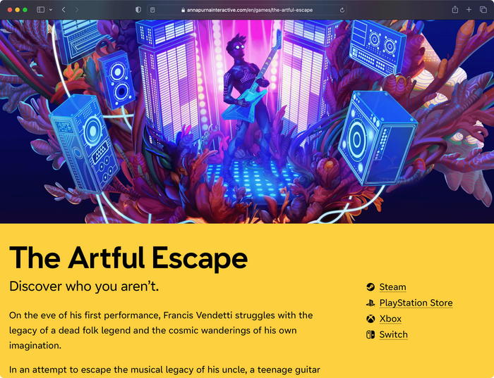 Annapurna Interactive website 4